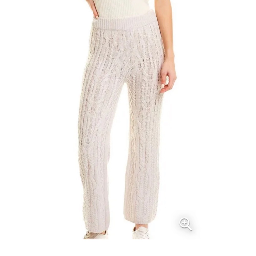 Something Navy Cable Knit Pants - image 1